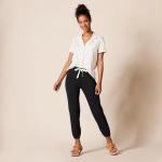 Amazon Essentials Women's Plus Size Pajama Jogger - Black