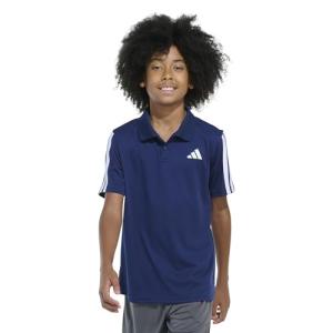 adidas Boys' Mesh Golf Polo - Dark Blue/White