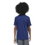adidas Boys' Mesh Golf Polo - Dark Blue/White