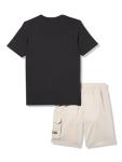 adidas Boys' Black Tee and Shorts Set, Large