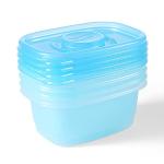 Glad FreezerWare Food Storage Containers - 24 Ounce 4-Pack