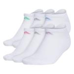 adidas Women's Cushioned No Show Socks 6-Pack