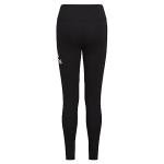 adidas Girls' Black Logo Fitted Leggings