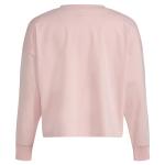 adidas Girls' Long Sleeve Crew Tee, Pink 3T