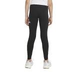 adidas Girls' Black Logo Fitted Leggings