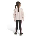 adidas Girls' Long Sleeve Crew Tee, Pink 3T
