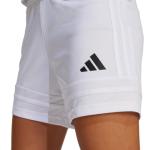 Adidas Girls Squadra Soccer Shorts - White/Black, Small