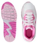 Nike Air Max 90 Kids' Shoes, White/Pink, Size 3