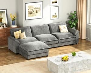 Homall 119" L Shaped Modular Sectional Sofa