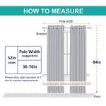 Blackout Curtains for Living Room - 2 Panels