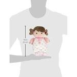 Olivia Plush Baby Doll with Rattle, Pink