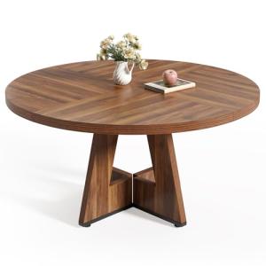 LITTLE TREE 47-Inch Round Dining Table for 4-6