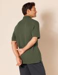 Men's Regular-Fit Cotton Polo Shirt, Olive, XX-Large