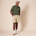 Men's Regular-Fit Cotton Polo Shirt, Olive, XX-Large