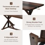 71-Inch Rectangular Dining Table for 6 People