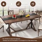 71-Inch Rectangular Dining Table for 6 People