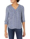Women's Loose-Fit V-Neck Popover Shirt