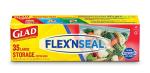 Glad FLEX'NTSEAL Food Storage Bags, Large - 35 Count