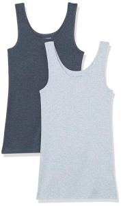 Amazon Essentials Women's Slim-Fit Tank Tops, 2-Pack