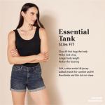 Amazon Essentials Women's Slim-Fit Tank Tops, 2-Pack