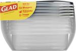 GladWare Medium Square Food Storage Containers, 5 Count