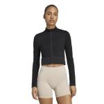 adidas Women's Black Knit Full-Zip Sweatshirt