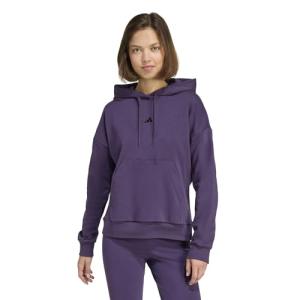 Adidas Women's Cozy Hoodie, Aurora Plum, Large