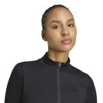 adidas Women's Black Knit Full-Zip Sweatshirt
