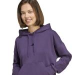 Adidas Women's Cozy Hoodie, Aurora Plum, Large