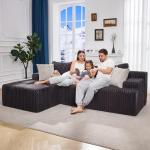 Hobestluk 96" L-Shaped Modular Sofa with Chaise