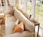 78.8-Inch Narrow Console Table with Charging Station