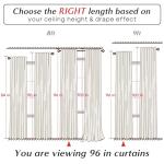 Dark Olive Green Curtains for Living Room 96 Inch Length,Moody Academia Window Treatments Thermal Room Darkening Linen Blackout Curtain Drapes 96 Inches Long,2 Panel Set