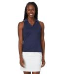 SKECHERS Women's GODRI Swift Club Sleeveless Polo Tank Navy