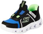 Skechers Kids Boys Hypno-Flash 2.0-Vexlux Sneaker, Black/Blue/Lime, 8, Toddler
