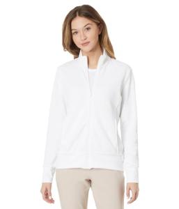adidas Women's Ultimate365 Textured Jacket, White, Large