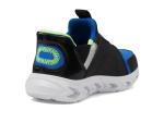 Skechers Kids Boys Hypno-Flash 2.0-Vexlux Sneaker, Black/Blue/Lime, 8, Toddler