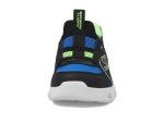 Skechers Kids Boys Hypno-Flash 2.0-Vexlux Sneaker, Black/Blue/Lime, 8, Toddler