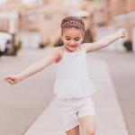 FROG SAC 6 Glitter Headbands for Girls, Adjustable Non Slip Thin Elastic Hair Bands for Kids, Stretch Heart Zig Zag Girl Hair Accessories, Sparkly Headband, Head Band Hairband (Multicolor 1, Kids)