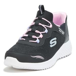 Skechers Kids Bounder - Simple Cute Sneaker, Black, 1 Little Kid