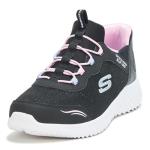 Skechers Kids Bounder - Simple Cute Sneaker, Black, 1 Little Kid