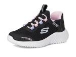 Skechers Kids Bounder - Simple Cute Sneaker, Black, 1 Little Kid