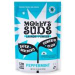 Molly's Suds Original Laundry Detergent Powder | Clean Laundry Detergent Powder for Sensitive Skin | Simple, Effective Ingredients, Stain Fighting | 120 Load (Peppermint)