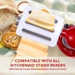 Pasta Maker Attachment for KitchenAid Stand Mixers 3-in-1 Stainless Steel Pasta Roller, Spaghetti/Fettuccine Cutter for KitchenAid Mixer Accessories & Pasta Press​ by Gomen