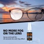 Ordilend Glasses Cleaner Eyeglass Cleaning Kit with 24H Anti Fog Spray for Glasses and Microfiber Cloth, Portable Eyeglass Cleaner Tool Lens Wipes Cleaning kit for Camera Lenses