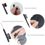 10 PCS Hearing Aid Cleaning Kits Hearing Amplifier Brush Tools Earbuds Headphones Airpods Cleaner Brush Kits with Case