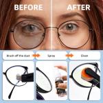 Ordilend Glasses Cleaner Eyeglass Cleaning Kit with 24H Anti Fog Spray for Glasses and Microfiber Cloth, Portable Eyeglass Cleaner Tool Lens Wipes Cleaning kit for Camera Lenses