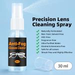 Ordilend Glasses Cleaner Eyeglass Cleaning Kit with 24H Anti Fog Spray for Glasses and Microfiber Cloth, Portable Eyeglass Cleaner Tool Lens Wipes Cleaning kit for Camera Lenses