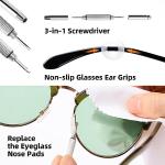 Ordilend Glasses Cleaner Eyeglass Cleaning Kit with 24H Anti Fog Spray for Glasses and Microfiber Cloth, Portable Eyeglass Cleaner Tool Lens Wipes Cleaning kit for Camera Lenses