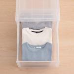Iris Ohyama MBC-L Storage Case, Natural, Size L, Walk-in Closet, Set of 3