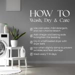 SUPREME ELEGANCE 100% Organic Cotton Percale King Sheet Set – Crisp & Breathable Cooling Cotton Bedding, Deep Pocket Fits up to 18″, Soft & Durable, Light Ivory, 4-Piece Set